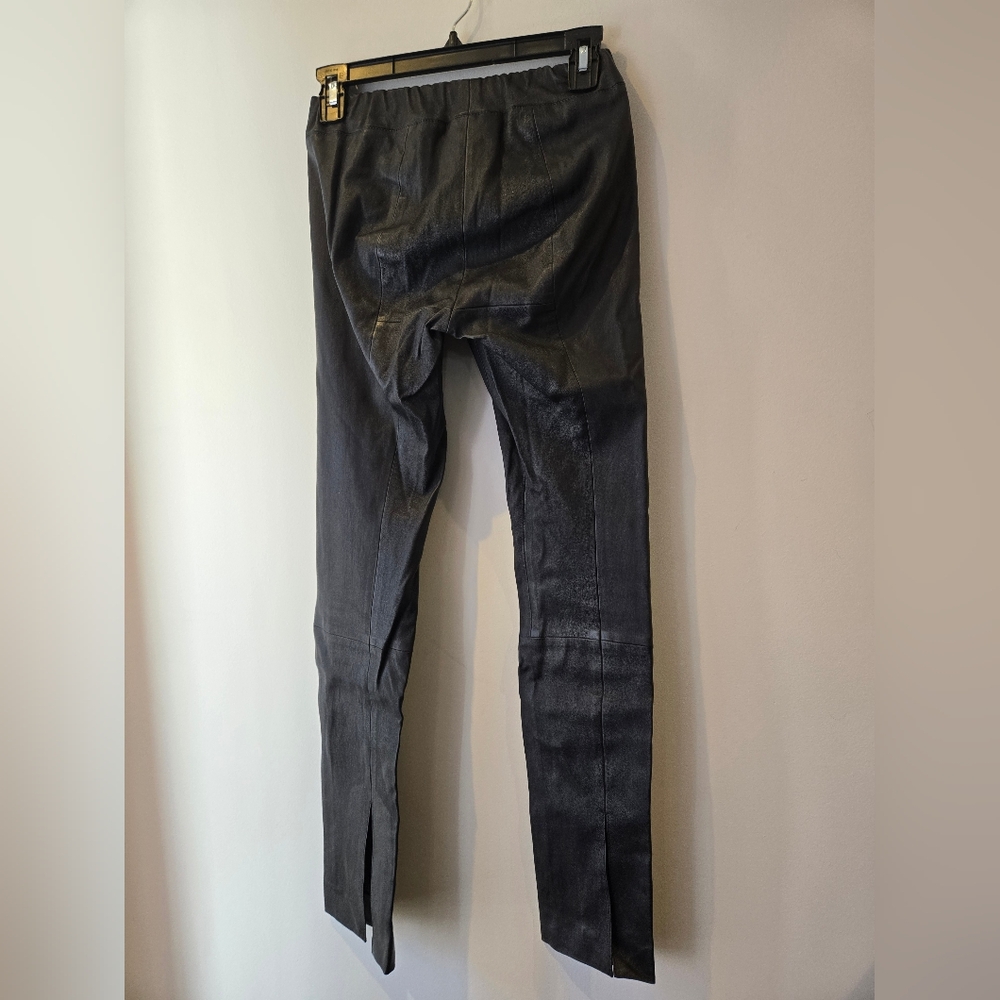The Row Leather Legging With Slit In Back Size Small